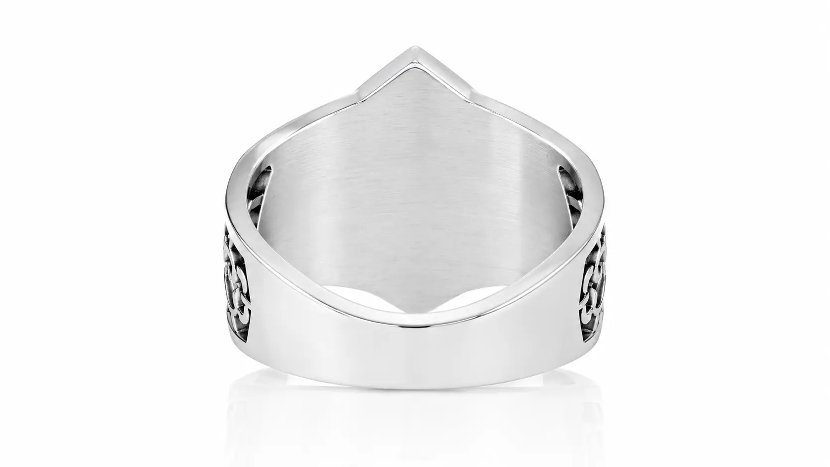 Personalized Motorcycle Club Ring-Custom Biker Signet Ring for Men